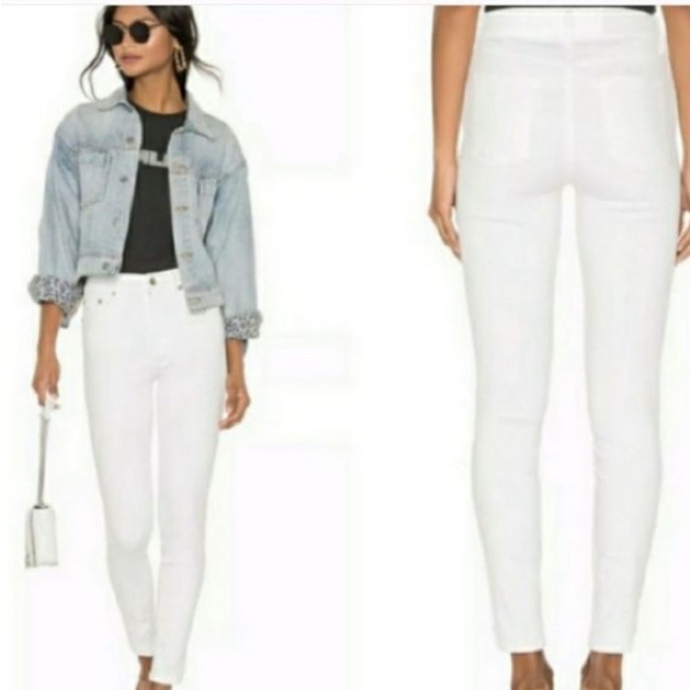 PISTOLA Skinny Cropped jeans. White.‎ Women size 25